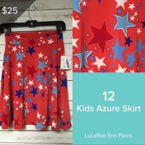 Size 12 Kids Azure skirt